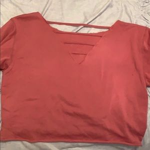 Victoria secret pink off the shoulder crew neck